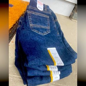 Boys size 4 jeans 5 pair new